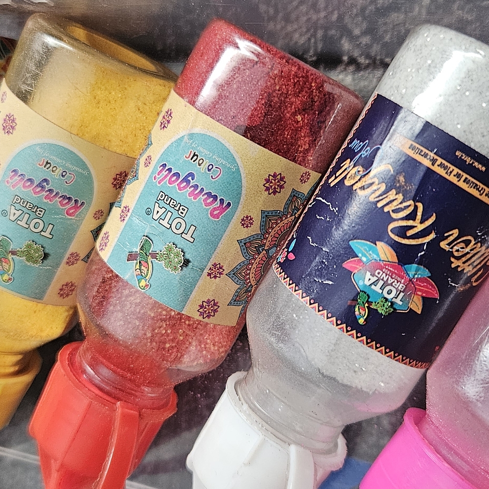 Color Street Glitter Art Set - Yellow, Red, Silver and Many Other Colors